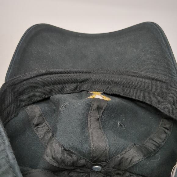 Gold Trophy Slideback Baseball Cap Black One Size Embroidered North & Acrux - Picture 8 of 9